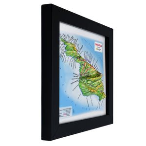 TestPlayNA 3D map of Santa Catalina Island showing the island's terrain, coastline, and Mount Orizaba.