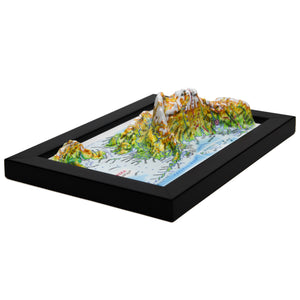 TestPlayNA 3D raised relief map of Alaska showing Mount Denali and mountain ranges